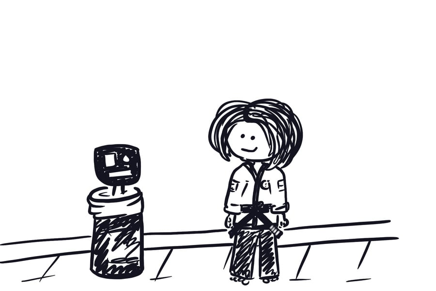 Alicia Hinkle, author and illustrator of Bob and Bu